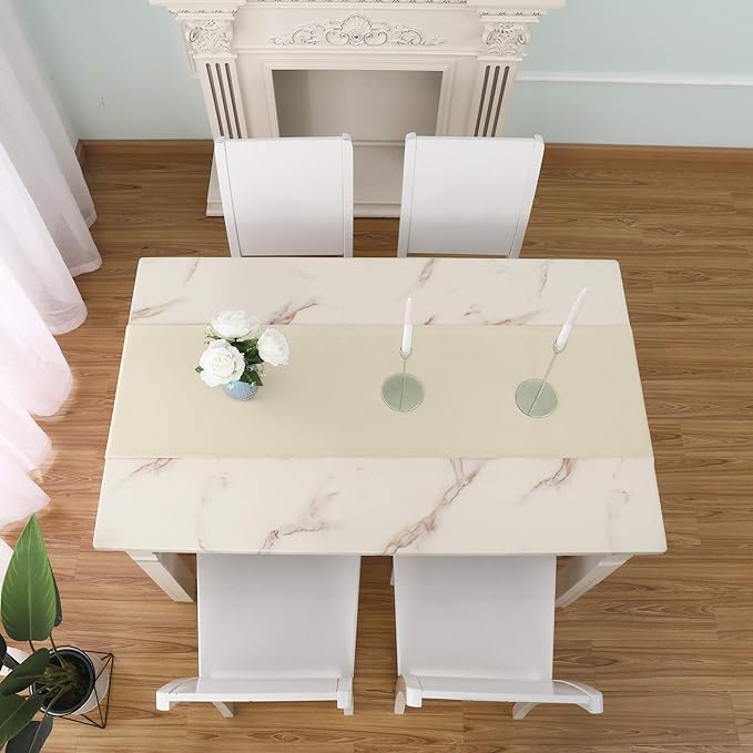 DUALIFE 2 Pack Table Runner 14 x 72 Inch Long Table Cloth Table Runners - Image 4