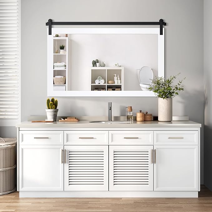 COGOOD Farmhouse Bathroom Mirror - Image 3