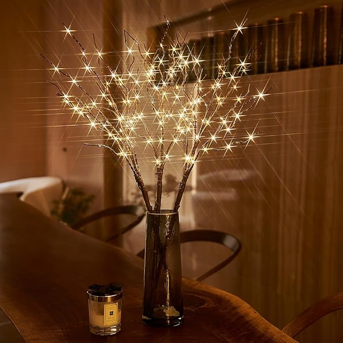 Birchlitland Lighted Branches for Vase 32in Tall 150 LED Plug in - Image 7