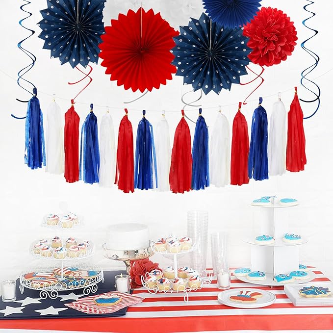 Fourth-4th of July Memorial-Day Party-Decorations - Image 5