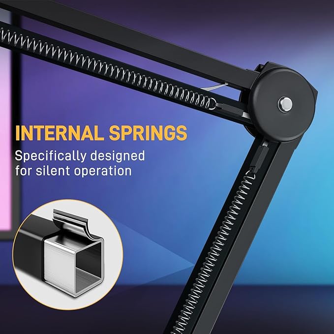 MAONO Microphone Boom Arm: Heavy Duty Adjustable Metal Suspension mic stand - Image 6