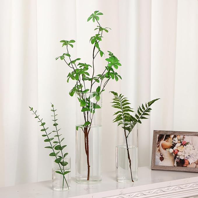 Fixwal 18pcs Tall Cylinder Vases - Image 6
