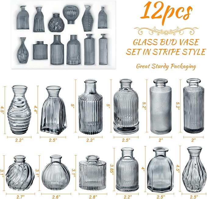 Bud Vases Set of 12 - Image 2