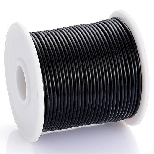 12 Gauge Black Aluminum Craft Wire - Image 2