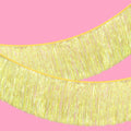 xo, Fetti Yellow Fringe Banner - 5 Ft. | Groovy Bachelorette Party Decorations by xoFetti