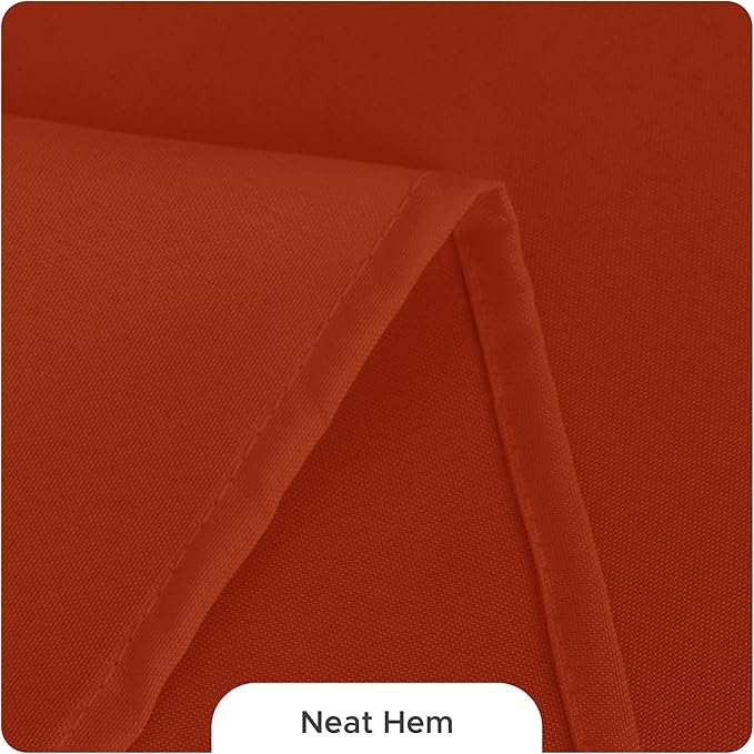 Fitable 8 Pack Rectangle Tablecloths: Stain Resistant Wrinkle Free Fall Table - Image 8