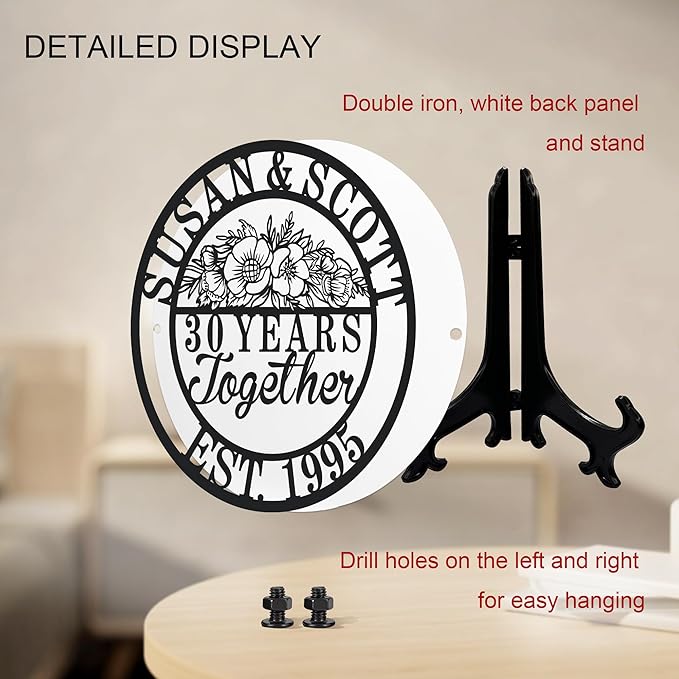 Personalized Christmas Gifts 2025 Best Housewarming Gifts Custom 50th or Any - Image 3
