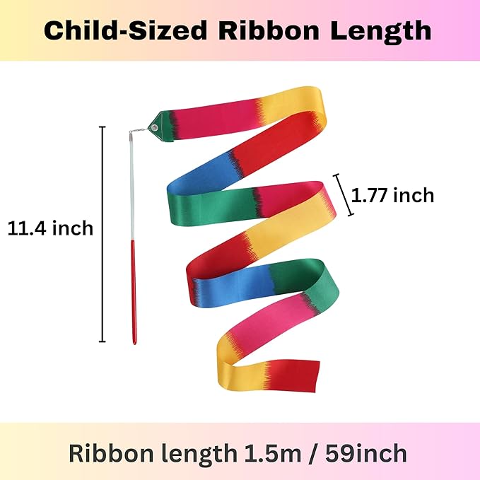 Dance Wands Ribbon Pack, Party Favors - Image 4