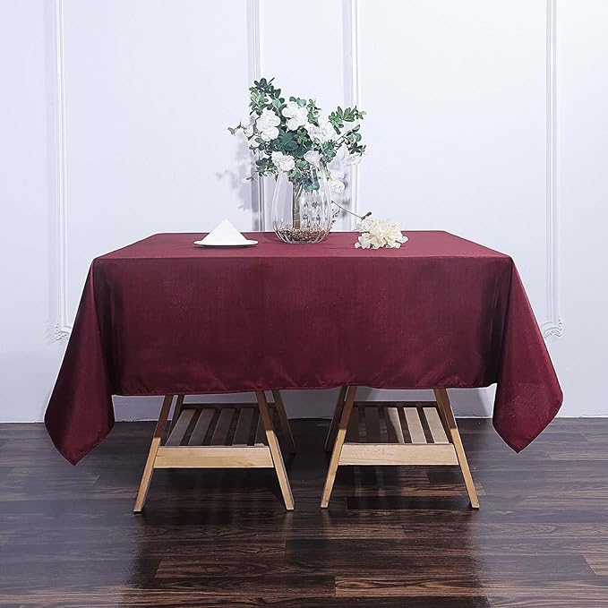 Efavormart 70" Premium Square Polyester Tablecloth by efavormart