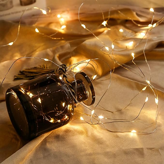 WATERGLIDE 24 Pack Fairy Lights Battery Operated, 7 ft 20 LED Mini String Lights - Image 7