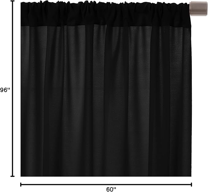 AK TRADING CO. 10 feet x 8 feet IFR Polyester Backdrop Drapes Curtains Panels - Image 7