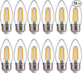 FLSNT B11 E26 Base LED Candelabra Light Bulbs 60W Equivalent, LED Candle Light by FLSNT