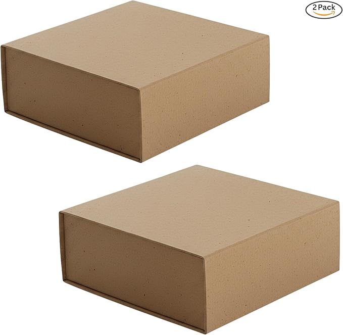 CECOBOX - Gift Boxes with Lids for Presents 6"x6"x2.75" - Matte, Collapsible - Image 8
