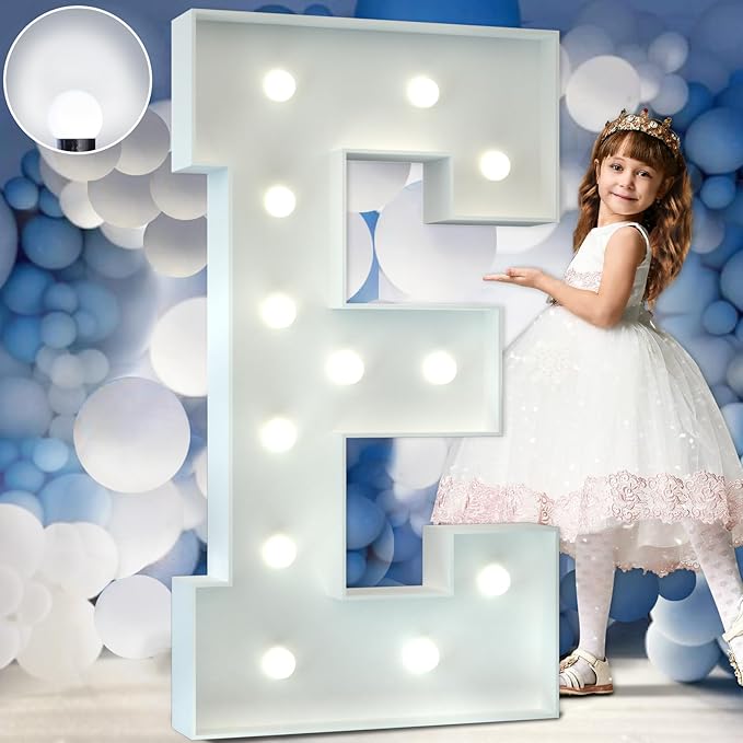 Marquee Letters 4 Feet Tall Large Light Up Letters Baby Shower Decorations by Letsmakeitimpressive