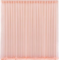 10x10 Peach Tulle Backdrop Curtains by WishCare