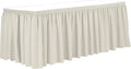 Ultimate Textile Pleat Polyester Fabric Table Skirt by UltimateTextile