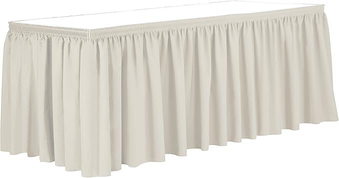 Ultimate Textile Pleat Polyester Fabric Table Skirt by UltimateTextile