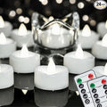 Remote Candles, 400+Hours Remote Control LED Tea Lights Votive Candle by Merrynights