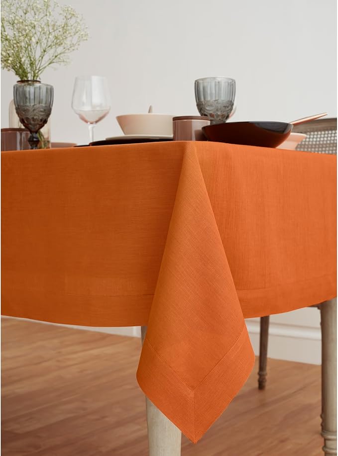 Solino Home Linen Tablecloth 60 x 90 Inch - Image 3
