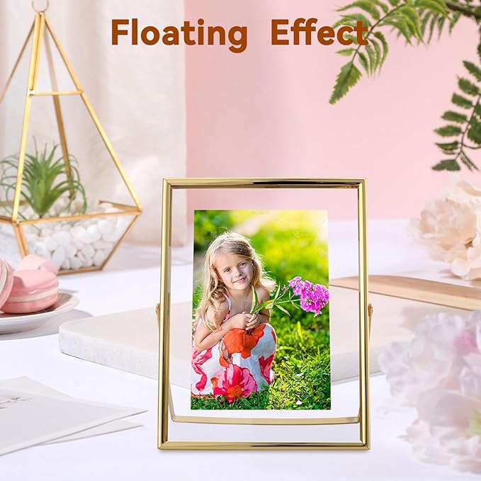 Gold Floating Frame, For Picture 4x6, 2x3 - Image 4