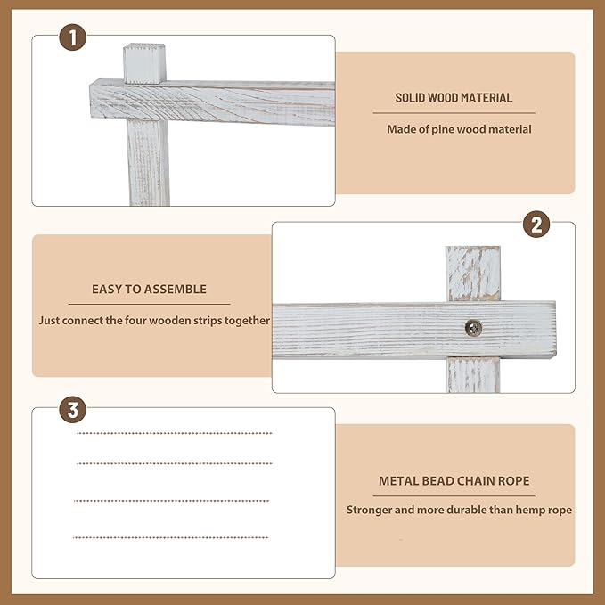 Collage Picture Frame, Photo Display Board, Hanging Pictures Frames - Image 7