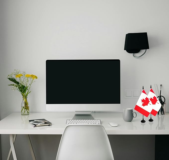 Canada Desk Flag, 12 Pack Canadian Table Office Flag - Image 4