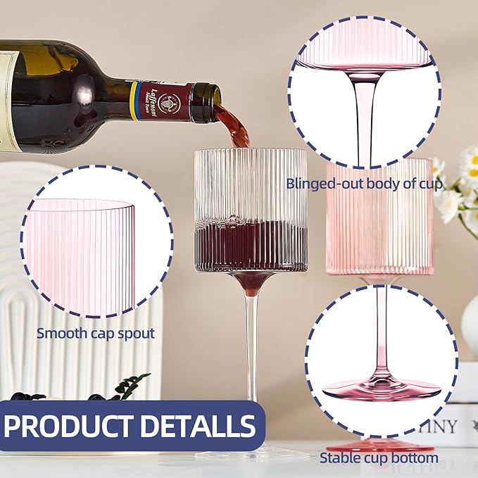 Plastic Goblets Wine Glasses - 12Oz Acrylic Wine Glasses Origami Unbreakable - Image 4