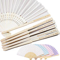 40 Pcs Personalized Cream Hand Fans by HaEnLab