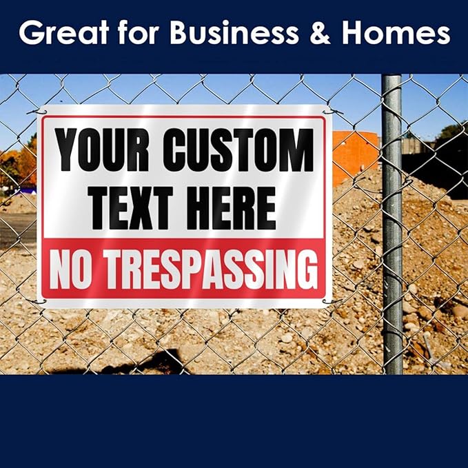 Custom Private Property No-Trespassing Signs - Image 2