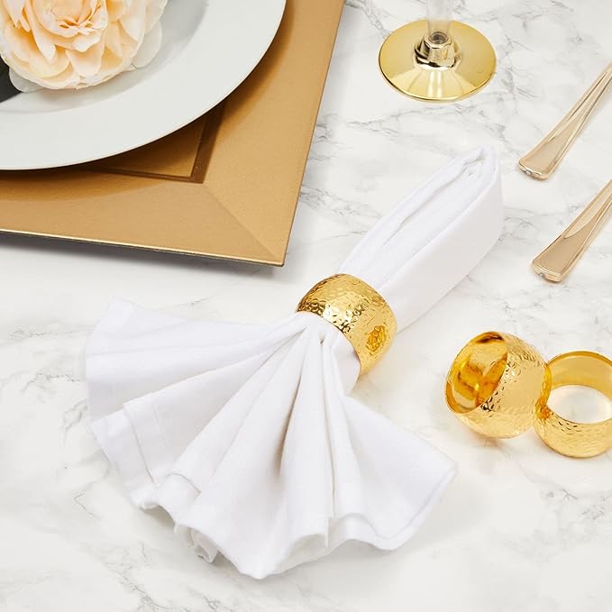 Farmlyn Creek Gold Napkin Ring Set of 12 - Image 2