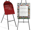 ARTASY 57" Black Easel Stand for Wedding Signs, Portable Artist Easel for by ARTASY