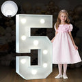 Marquee Numbers 3 Feet Tall Big Light Up Numbers 5th 25th 50th Birthday by Letsmakeitimpressive