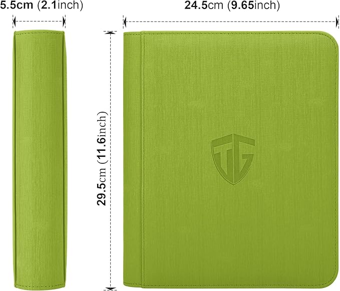 Toploader Binder, Holds 112 Toploaders, 4 Pocket Top Loader Binder - Image 2