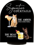 Pet Signature Drink Wedding Signs by Elation+Factory+Co.