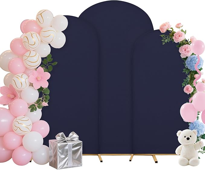 Wedding Arch Covers Arch Backdrop Cover Arch Stand Covers 7.2FT 6.6FT 6FT Set by Unknown