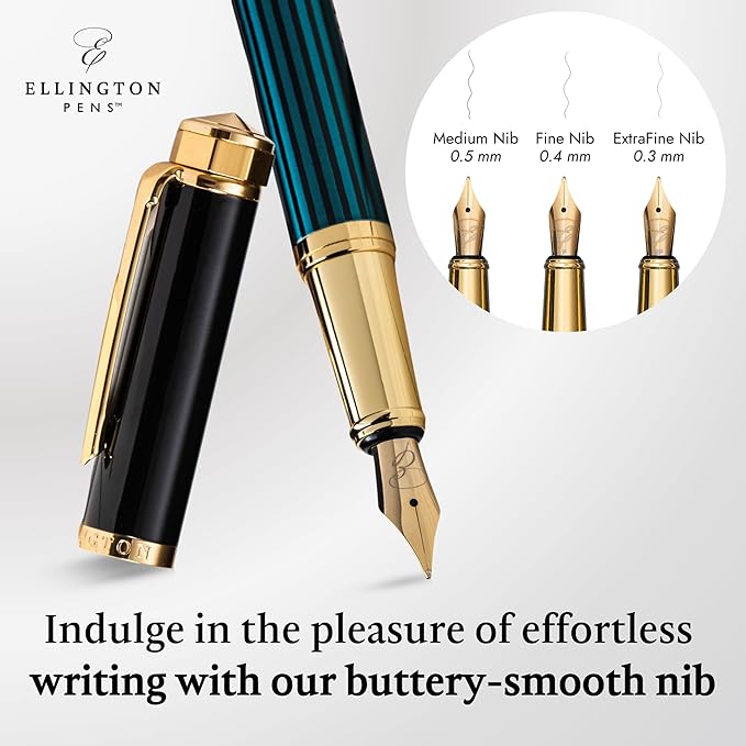 Ellington Pens Luxury Fountain Pen Set- Fountain Pens - Image 5