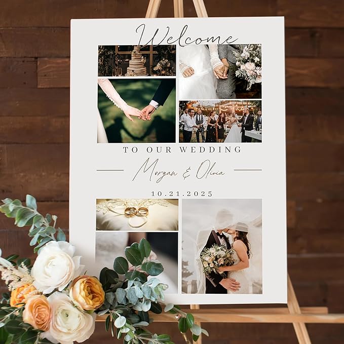 Personalized Wedding Welcome Sign - Image 3