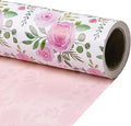 RUSPEPA Reversible Floral Wrapping Paper Roll, Mini Roll, Elegant Gift Wrap by RUSPEPA