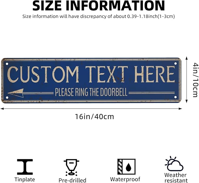 Custom Signs Outdoor Metal Personalized Street Signs - Image 2