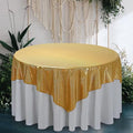 Fitable Gold Sequin Tablecloth for Parties 54x54 Inch by Fitable