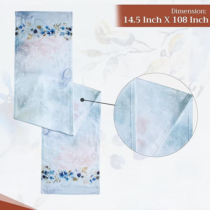 Maison d' Hermine Table Runner 100% Cotton Double Layer Table Runners 108 - Image 4