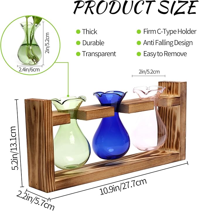 Plant Propagation Station Plant Terrarium Unique Birthday Gifts - Image 2