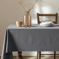 MIULEE Linen Cotton Blend Tablecloth Rectangle, Luxury Waterproof Stain by MIULEE