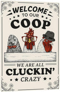 Funny Chicken Coop Sign by Unknown