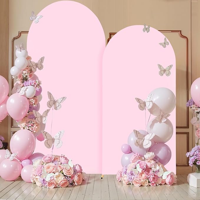 6FT Pink Arch Backdrop Cover - Image 7