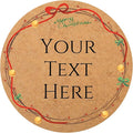 100-1000pcs Custom Stickers Merry Christmas Stickers Personalized Labels by Unknown