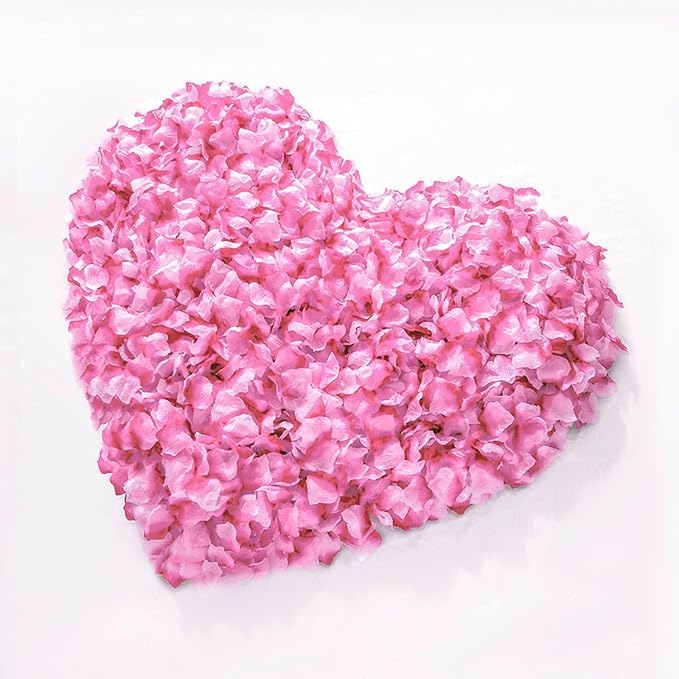 1000Pieces Rose Petals, Artificial Flower Petals Fake Rose Petals by Pyrrhiax