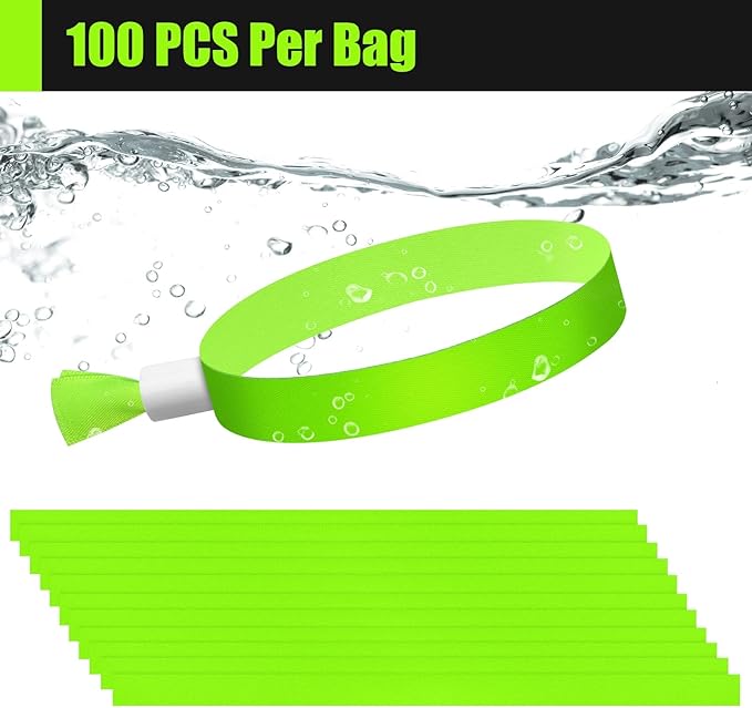 100 Pcs Cloth Event Wristbands, Event Wristbands, Colored Wrist Bands - Image 4