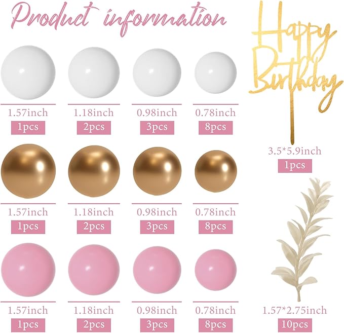 MIAHART Ball Cake Toppers Boho Grass Cake Topper Ball Cake Insert Decoration - Image 2