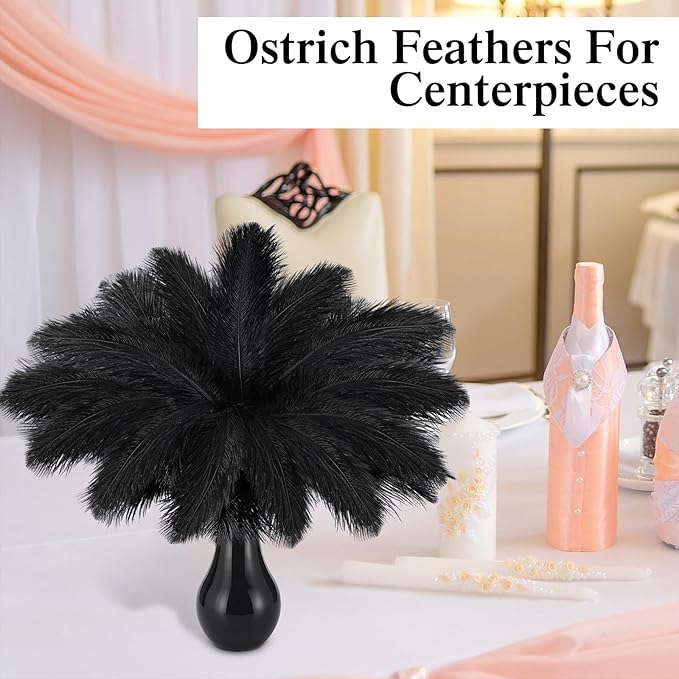 Crowye 100 Pcs Ostrich Feathers Bulk - Image 7